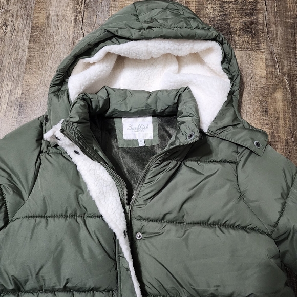 Women's cozy puffer jacket - Picture 3 of 5